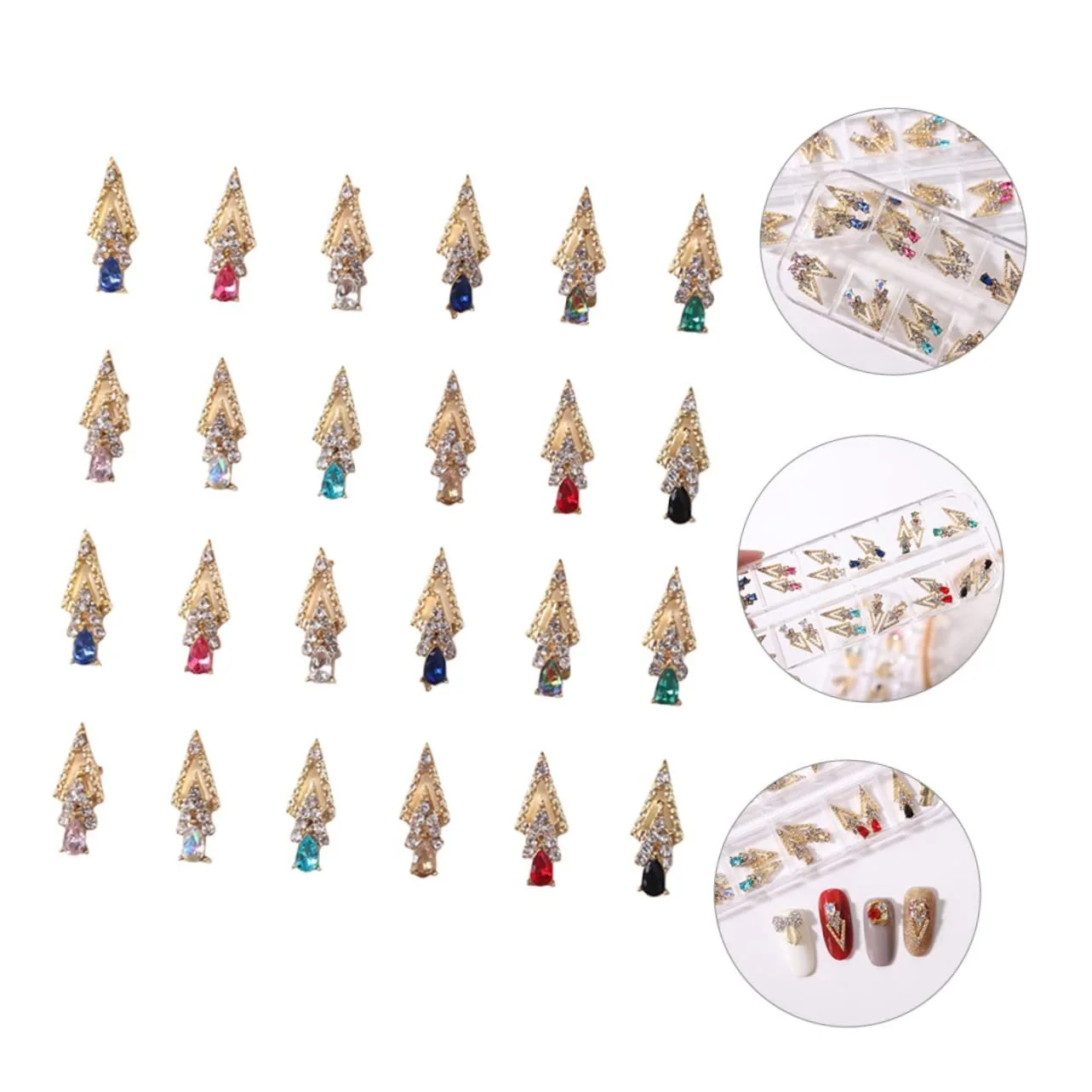 Стразы для ногтей Mikinona Форма стрелы Декоративные украшения для маникюра, фото №5