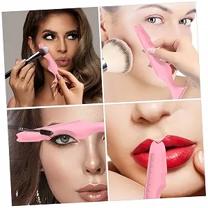 Трафарет для підводки DOITOOL Силіконовий 5-в-1 для тіней, багаторазовий аплікатор synthetic.ua - Фото 1