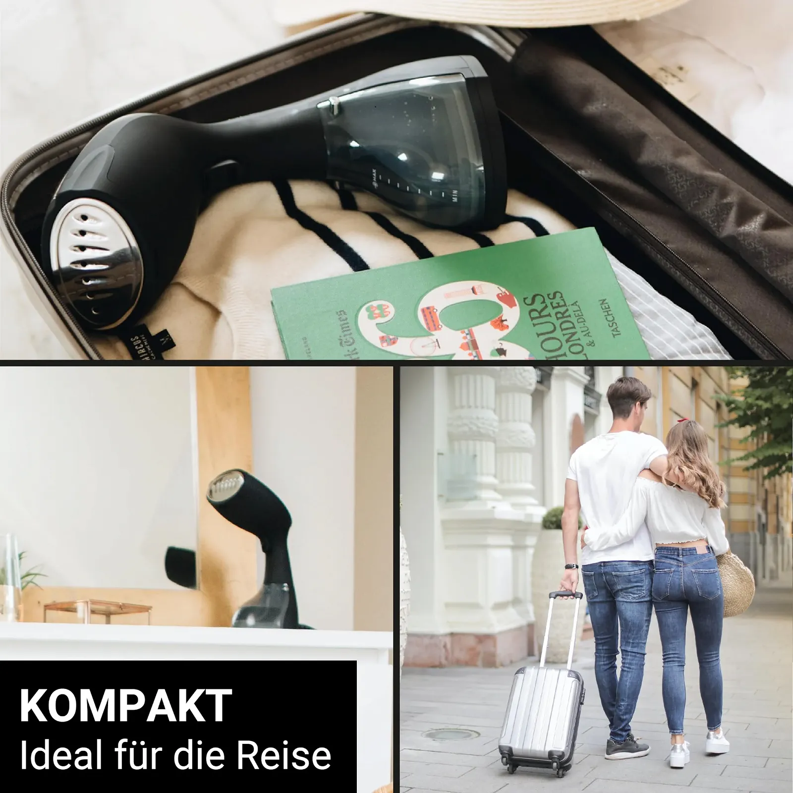 Портативный отпариватель SteamOne EUTAC140B 1400 Вт 24 г/мин 260 мл, фото №4