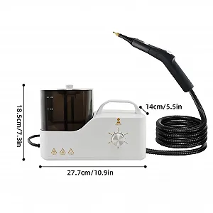 Пароочисник портативний 2600W 3.5 Bar 100 °C 6 рівнів потужності з резервуаром 1.4L synthetic.ua - Фото 1