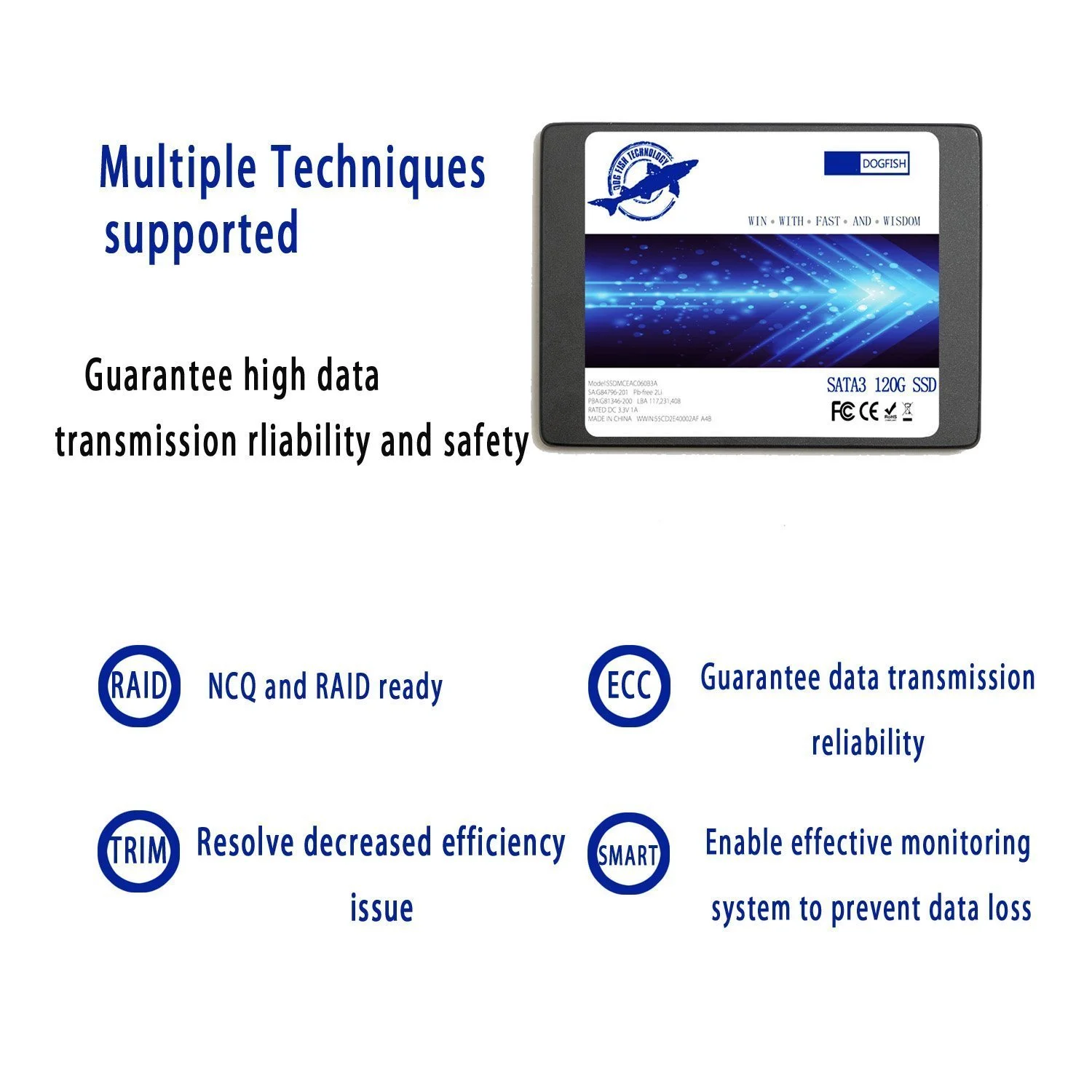 Внутренний SSD Dogfish 2.5 SATAIII 60GB 6Gb/s, фото №4