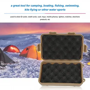 Контейнер для зберігання GFRGFH, водонепроникний, герметичний, для використання на відкритому повітрі, протиударний, портативний synthetic.ua - Фото 1