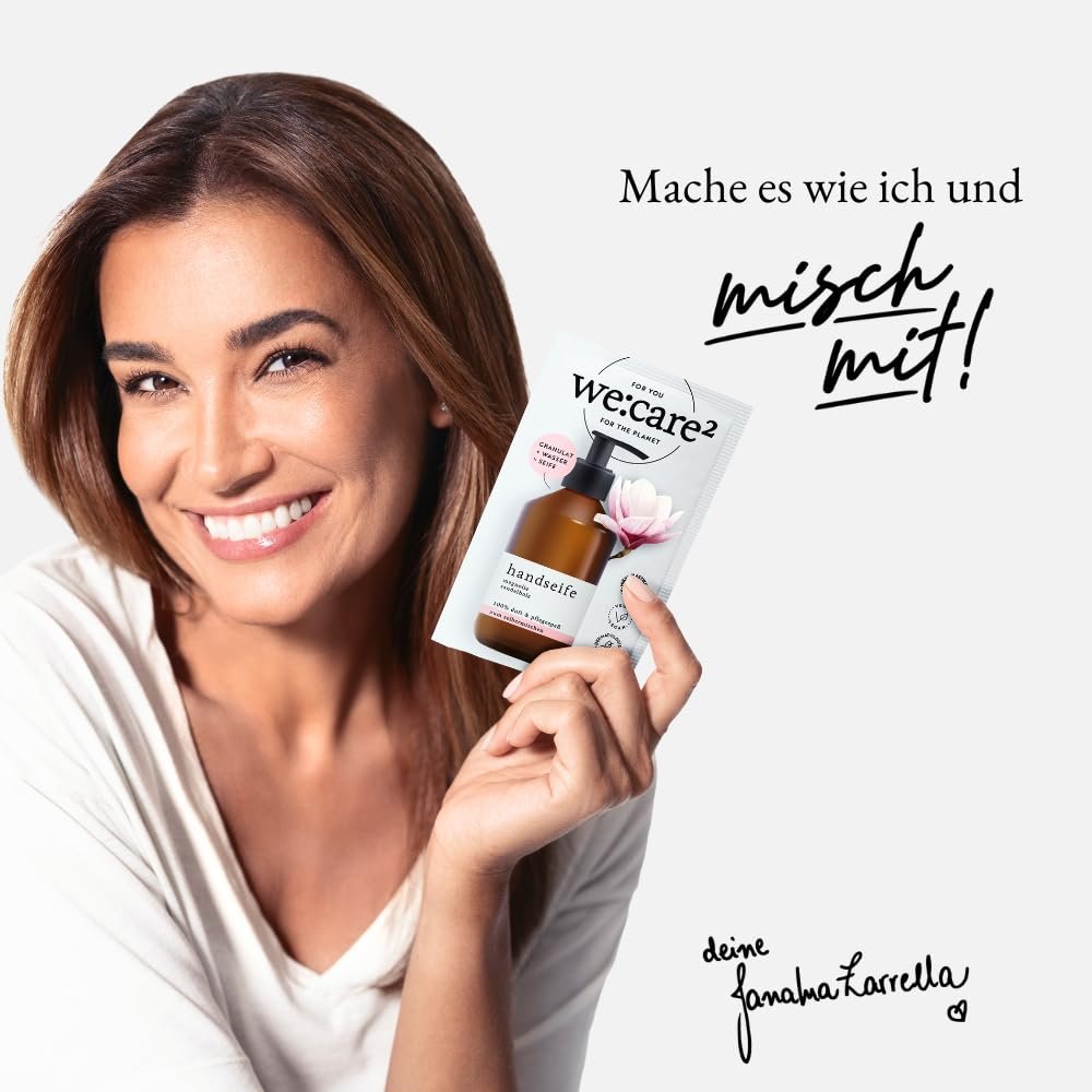 Гель для душа в порошке (гранулах) we:care² Aqua/Marine 32 г для приготовления 250 мл веганский без силиконов, парабенов и микропластика, фото №4