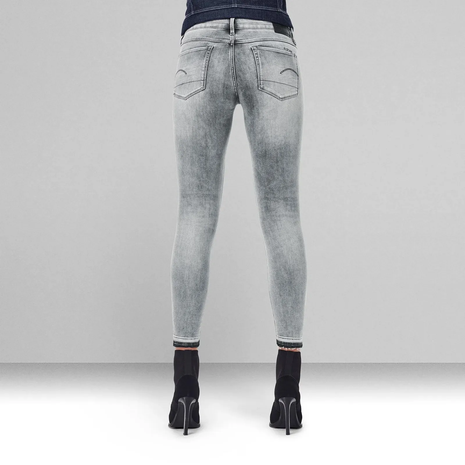 Жіночі джинсі G‑Star 3301 Mid Skinny Elto Black Superstretch Faded Seal Grey - 32, фото №2 Жіночі джинсі G‑Star 3301 Mid Skinny Elto Black Superstretch Faded Seal Grey - 32, фото №2