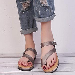 Шлепанцы CrEev Женские пляжные летние с PU кожи synthetic.ua - Фото 1