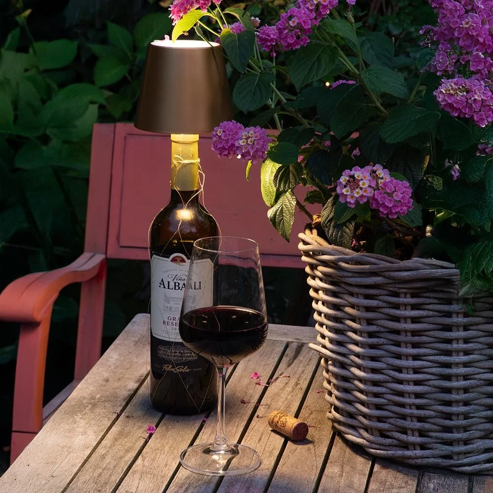 Настільна лампа LED для пляшок The Creative Bottle Light Бездротова USB, фото №4