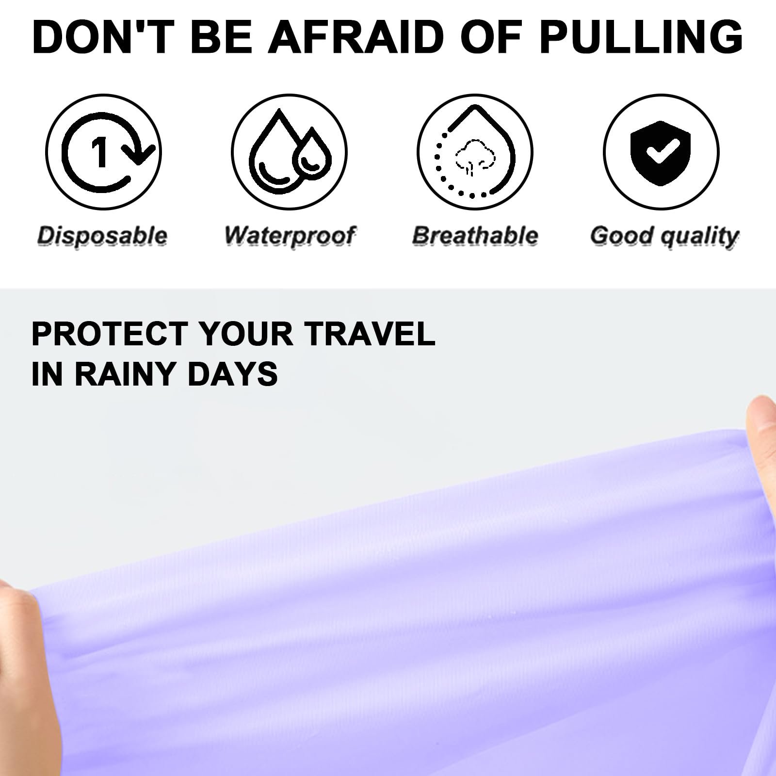 Детский дождевик-пончо Mayoii Водонепроницаемый детский дождевик с капюшоном и пуговицами, Легкий многоразовый плащ EVA для мальчиков и девочек, Портативный детский дождевик, фото №4 Детский дождевик-пончо Mayoii Водонепроницаемый детский дождевик с капюшоном и пуговицами, Легкий многоразовый плащ EVA для мальчиков и девочек, Портативный детский дождевик, фото №4