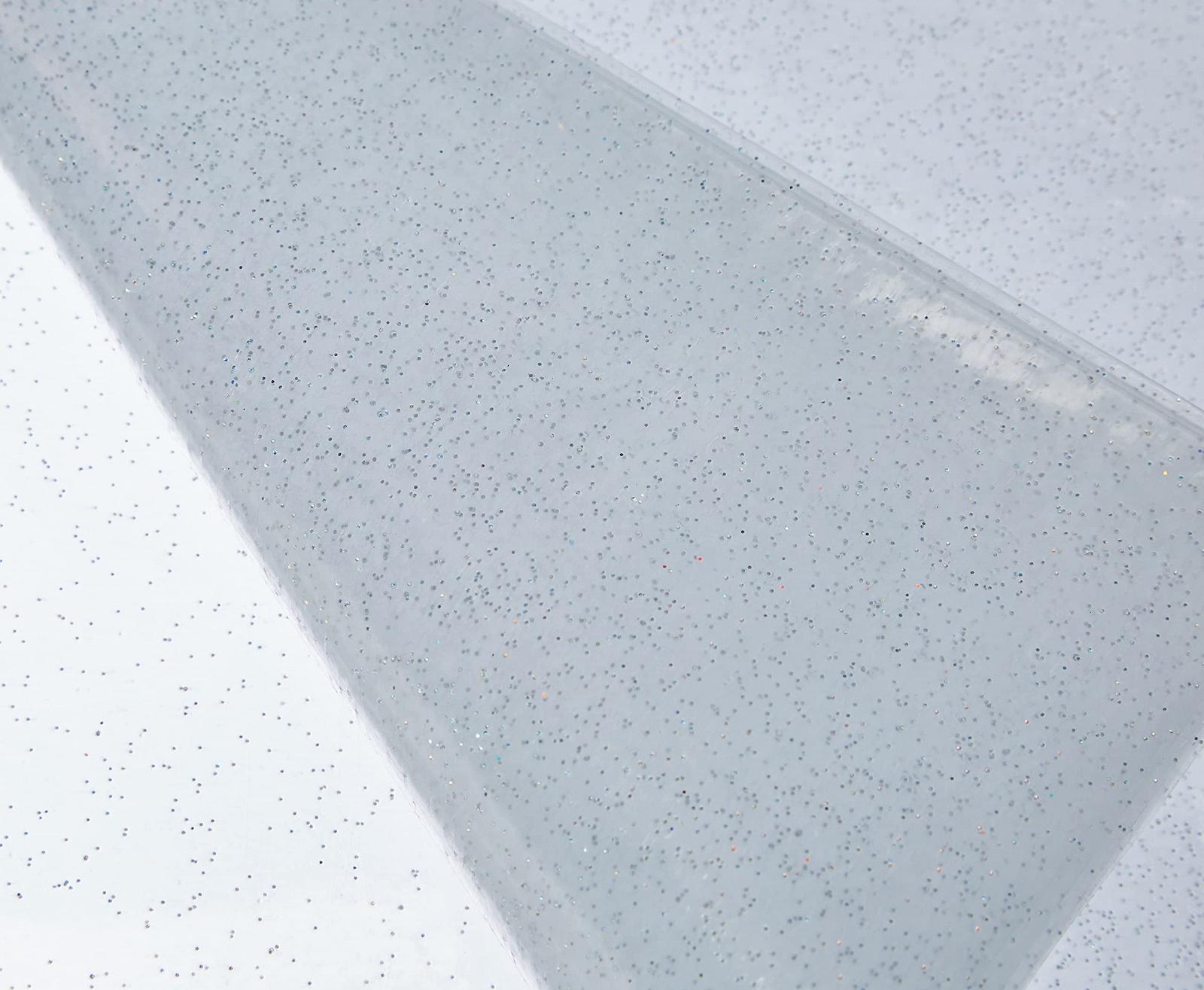 Скатертина Decorline Printed Crystal 15/100e Paillettes Argent 140 x 240 см Срібляста, фото №4