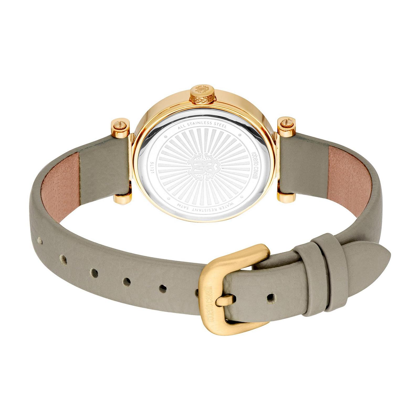 Жіночий аналоговий кварцовий годинник Roberto Cavalli RC5L121L0025, сріблясто-сірий, фото №3