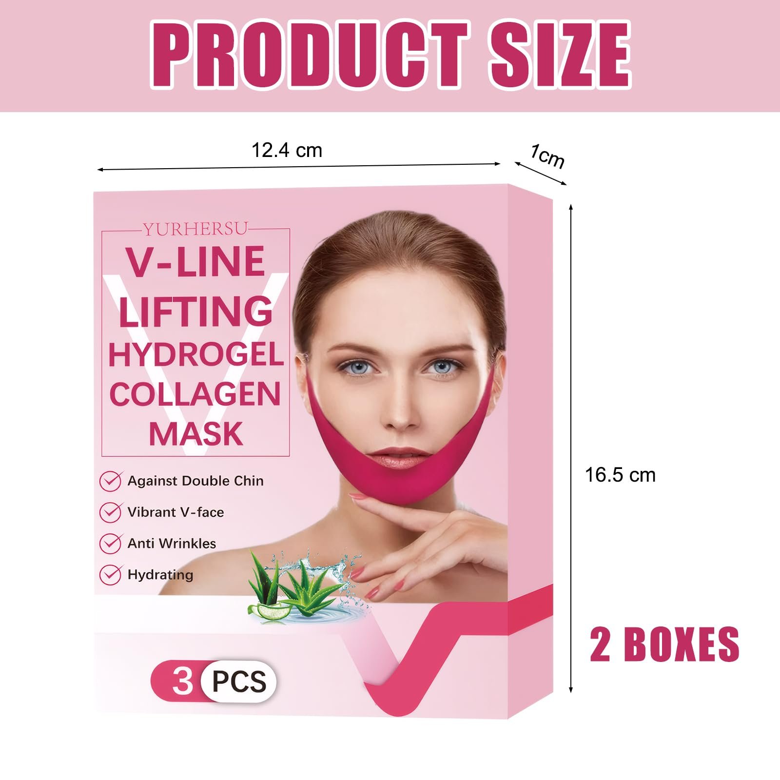 Маска для лица с коллагеном, лифтинг, набор из 6 шт, фото №2