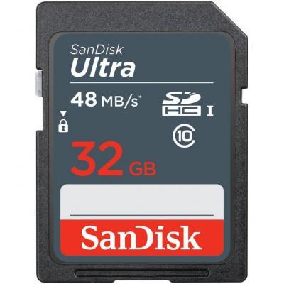 Карта памяти Sandisk 32GB SDHC Class 10 UHS-I Ultra Lite SDSDUNR-032G-GN3IN, фото №1