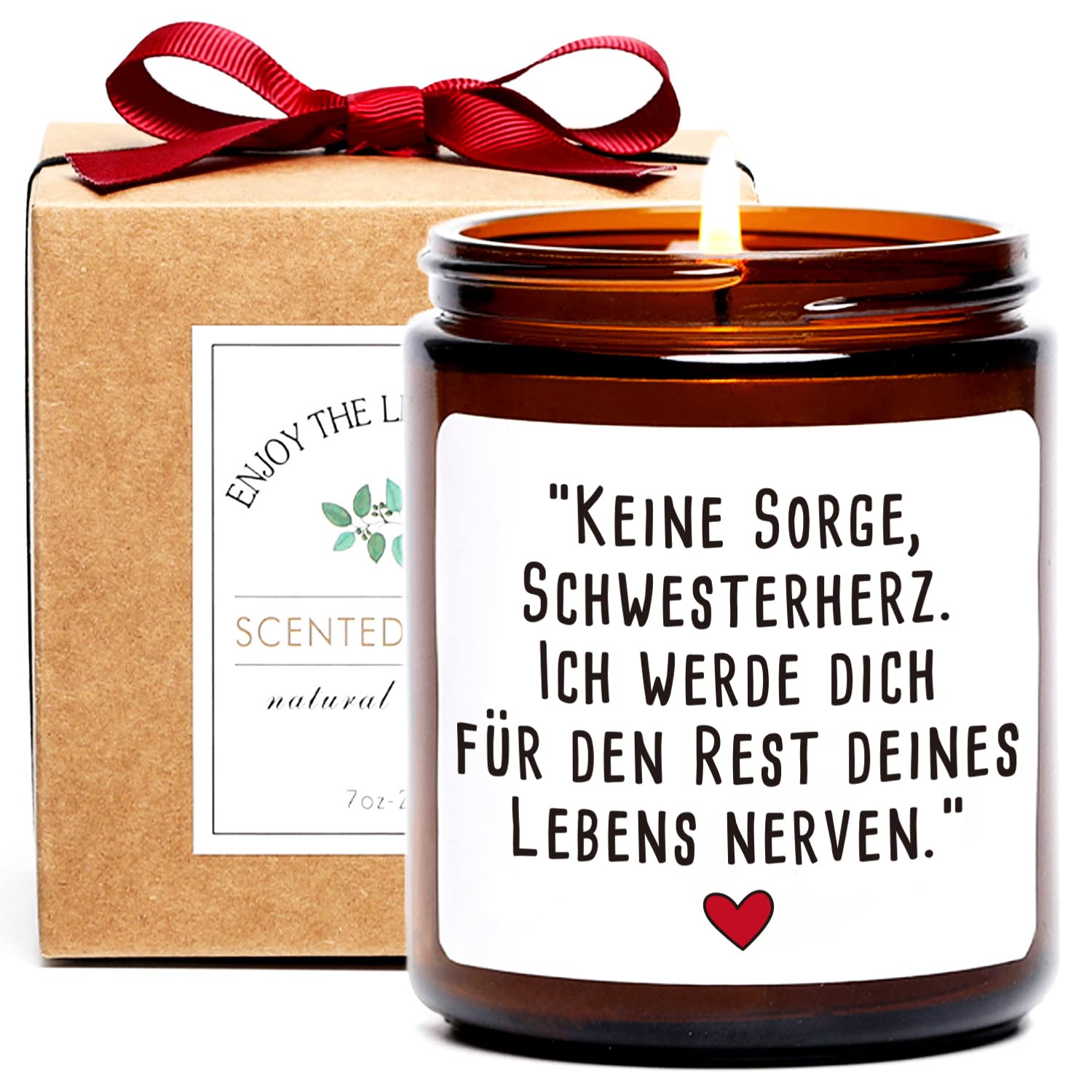 Свічка Best Sister Ароматизована На день народження Для сестри дружини близької подруги, фото №1