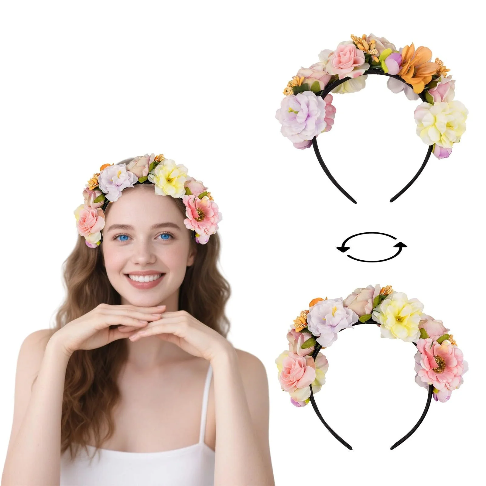 Обруч Цветы Oktoberfest, фото №1