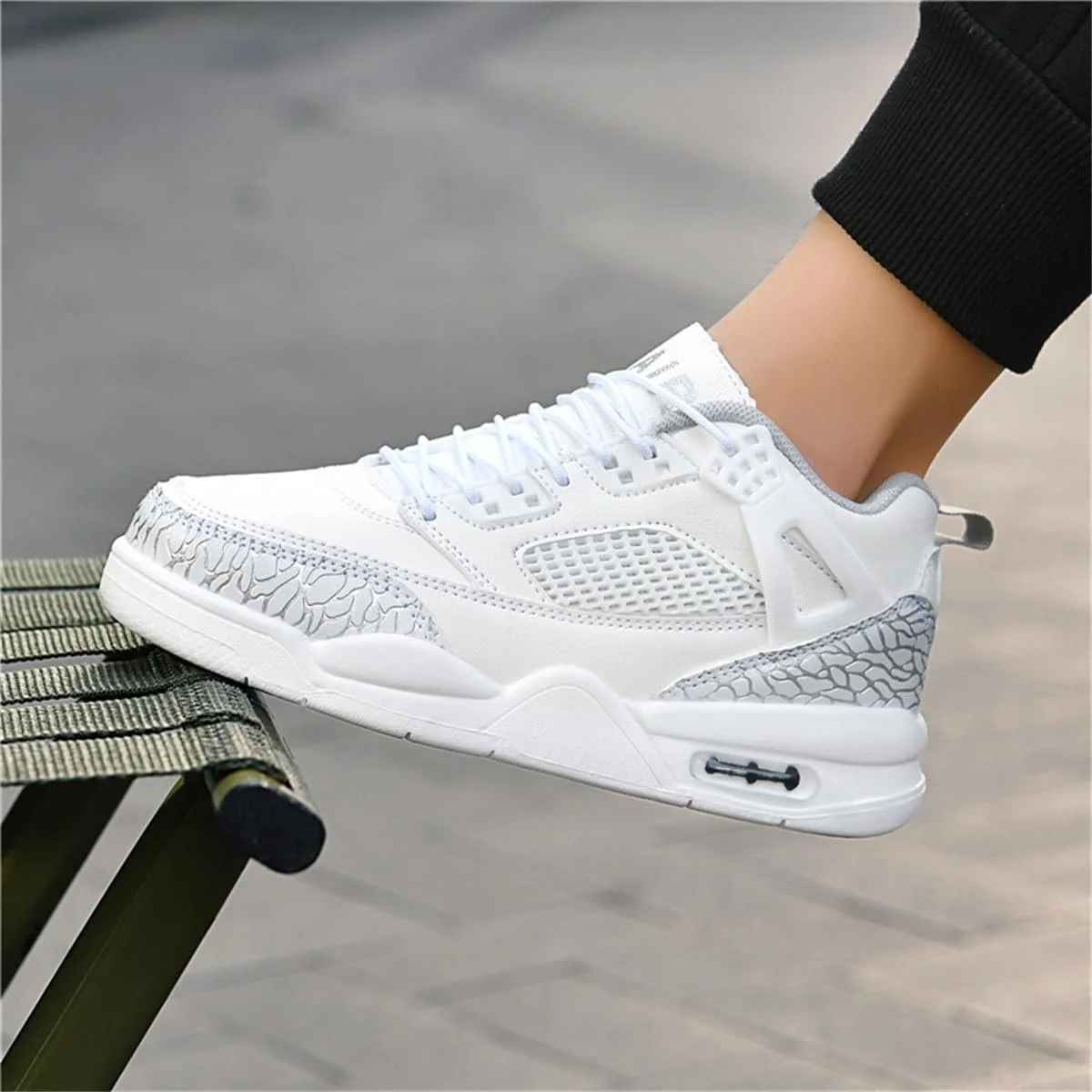 Спортивная обувь TBJ Кроссовки баскетбольные детские для мальчиков и девочек Ретро Нескользящие, фото №7