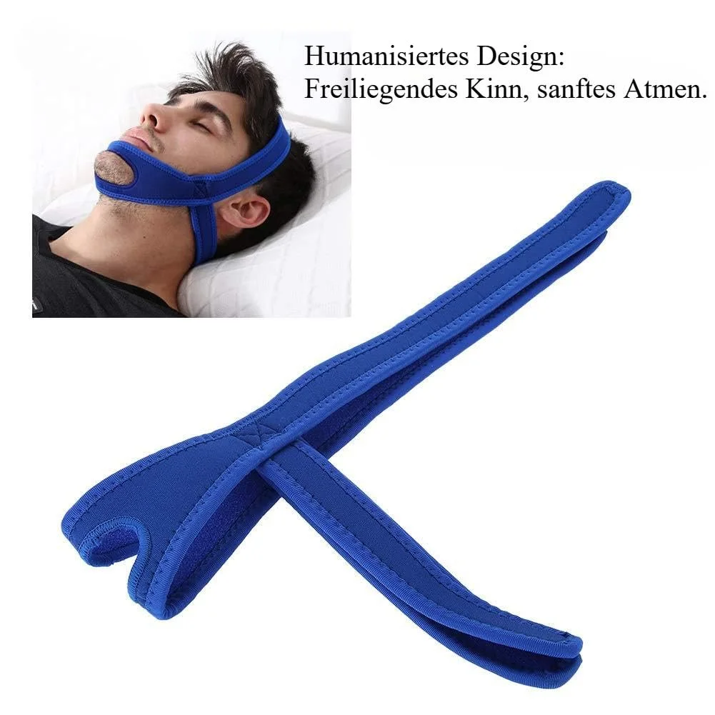 Підборідний ремінь проти хропіння Schulte Boutique SleepEase Bag, синій (1, чорний), фото №2