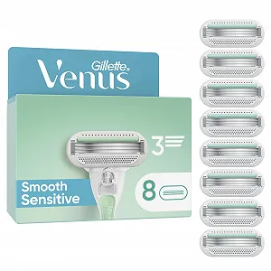 Сменные кассеты для бритья Gillette Venus Smooth Sensitive 8 шт - Фото 1