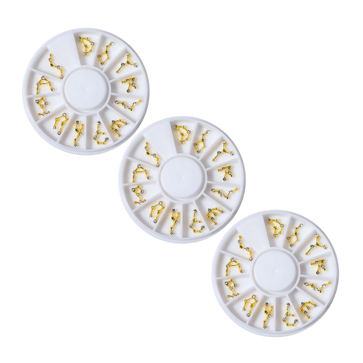 Наклейки Знаки Зодіаку для нігтів Блискітки, фото №1