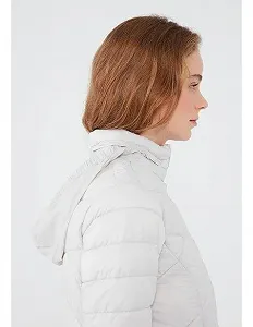 Жіноча куртка MAVI HOODED JACKET Lunar Rock - XL synthetic.ua - Фото 1