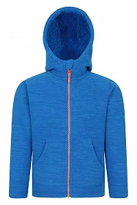 Детская Толстовка Mountain Warehouse Snowdonia II - Микрофлисовая Кофта на Полной Молнии с Передними Карманами для Мальчиков и Девочек - Фото 1