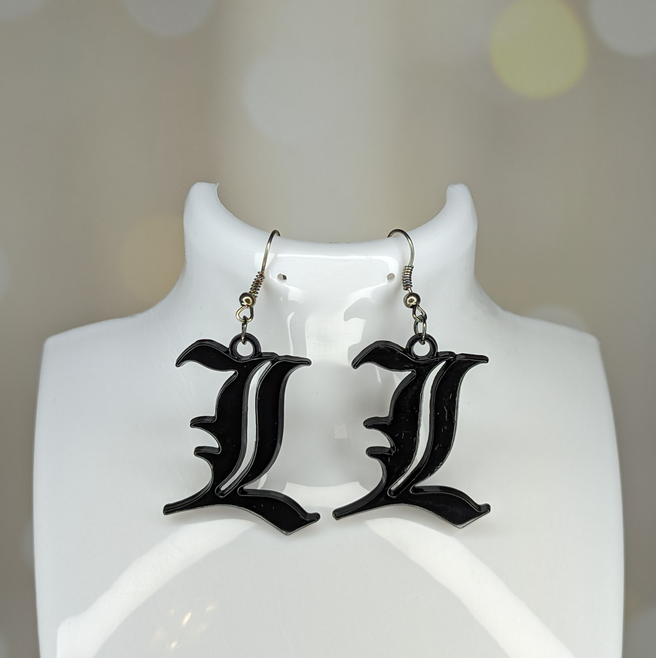 Сережки Тетрадь смерти Death Note L, фото №1 Сережки Тетрадь смерти Death Note L, фото №1