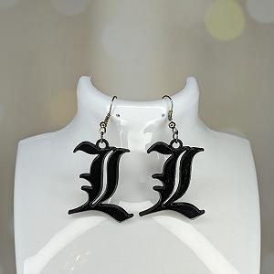 Сережки Тетрадь смерти Death Note L - Фото 1