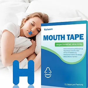 Полоски для рта Raheem для сна, 72 штуки H-образные. - Фото 1