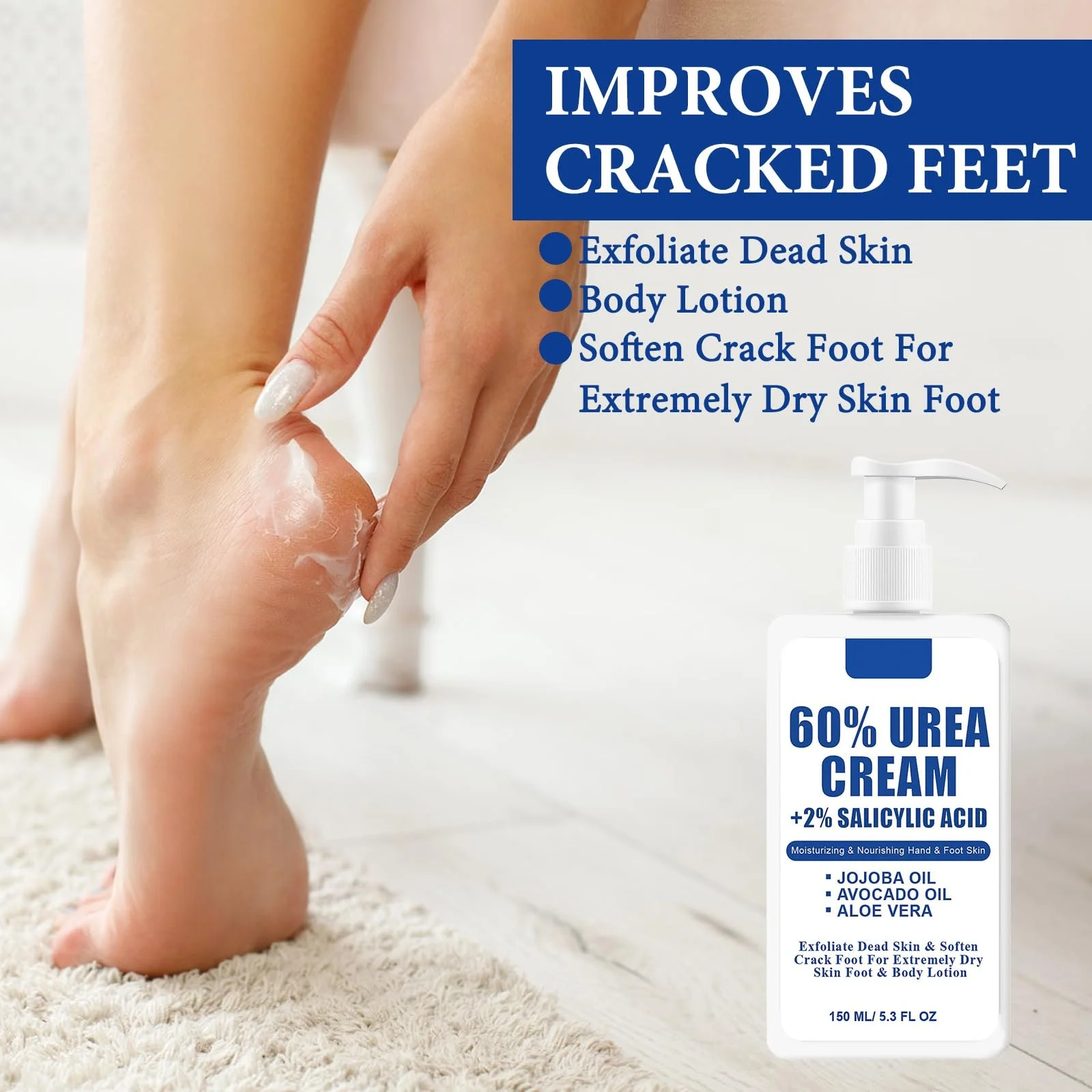 Крем для ног Repair Cream Urea 60% 150 ml, фото №4