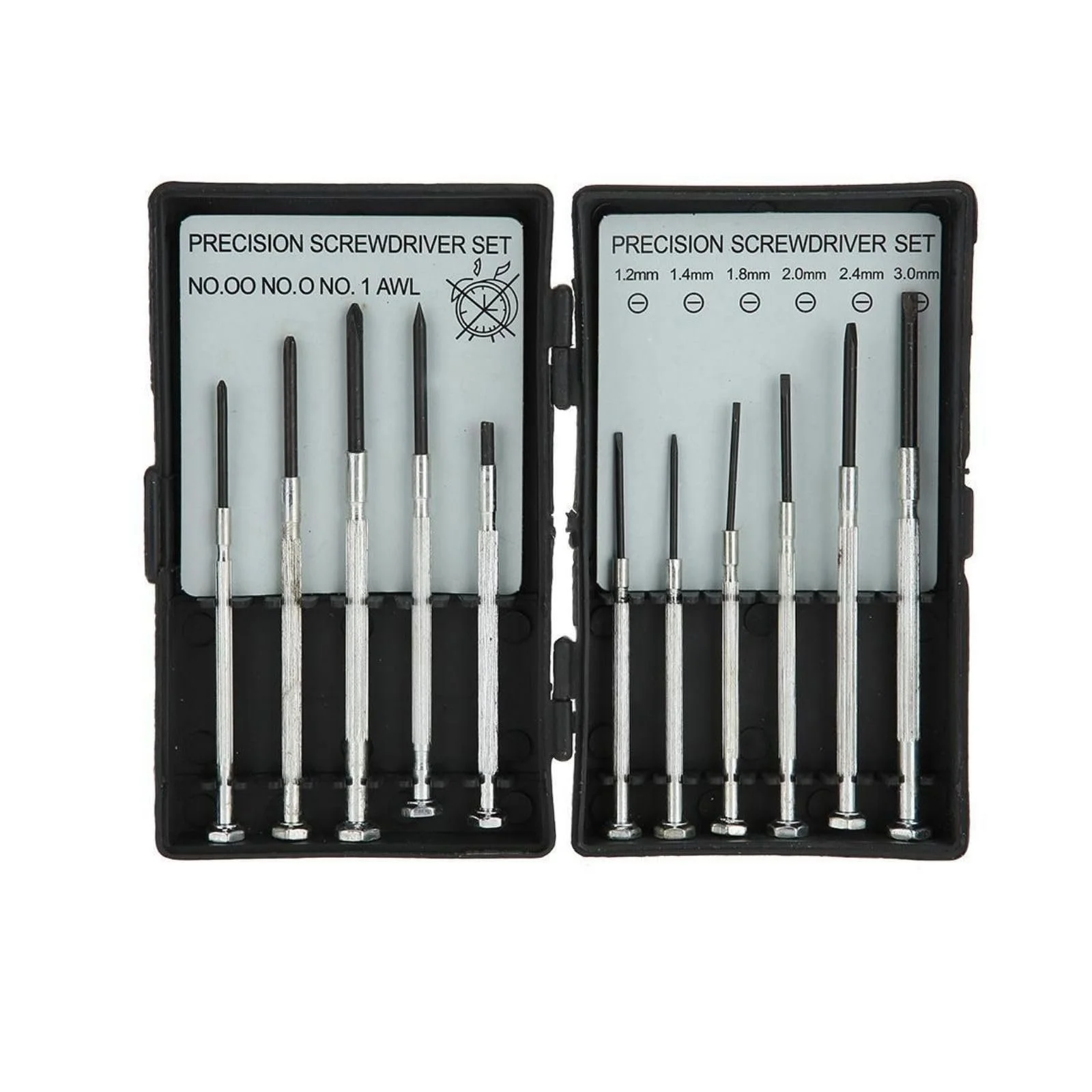 Набір викруток Ronoza Mini 11-елементний для ремонту прецизійних, фото №1