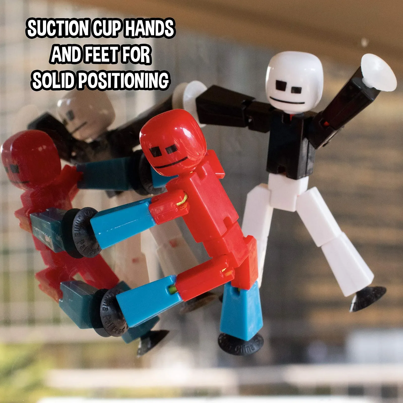 Набір шарнірних фігурок Zing Stikbot Series 4 6 шт. для стоп-моушн анімації в еко-упаковці, фото №4