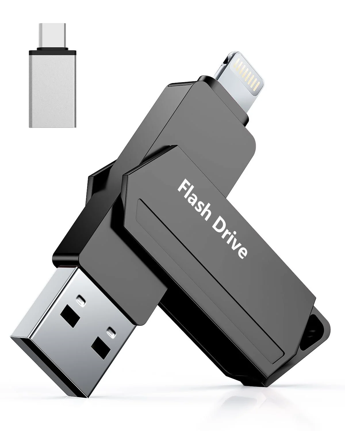 USB накопичувач Snakwip 512GB MFi USB 3.0 Lightning Type C Black, фото №1 USB накопичувач Snakwip 512GB MFi USB 3.0 Lightning Type C Black, фото №1