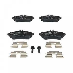 Комплект гальмівних колодок, дискове гальмо ATE 13.0460-2833.2 для MERCEDES-BENZ, передня вісь synthetic.ua - Фото 1