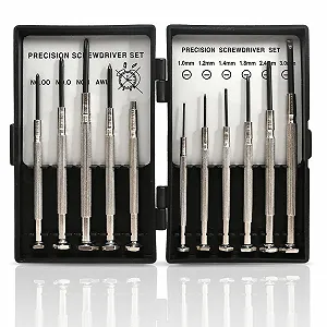 Набір викруток прецизійних 11 предметів для ремонту годинників та окулярів Mini Mechanic - Фото 1