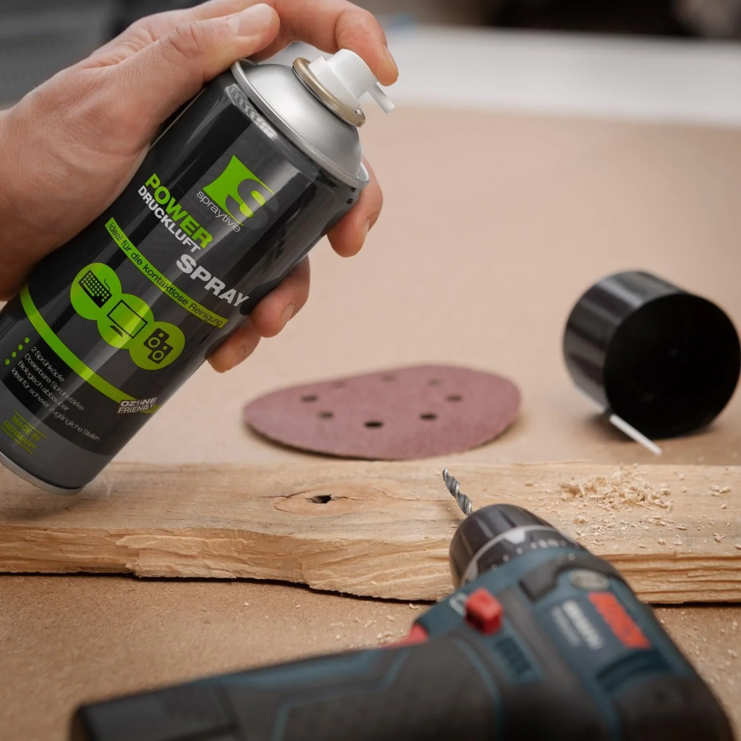 Стиснене повітря Spraytive Power 2 x 400 мл з подовжувачем 100 мм, фото №4