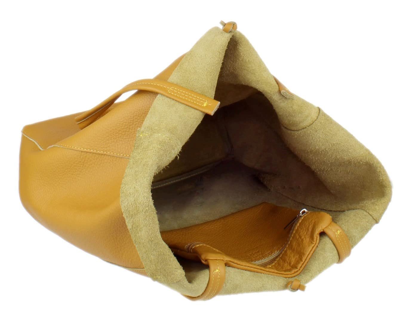 Женская сумка с открытым верхом Girly Handbags из натуральной кожи, фото №3