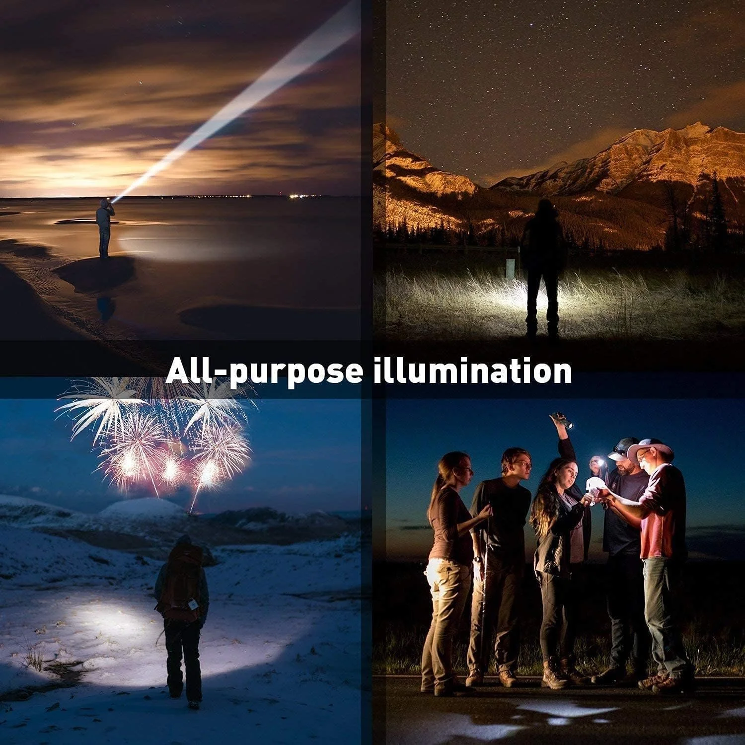 Фонарик Тактический LED Регулируемый Фокус Zoomable IP65 Водонепроницаемый Портативный 5 Режимов Освещения, фото №5