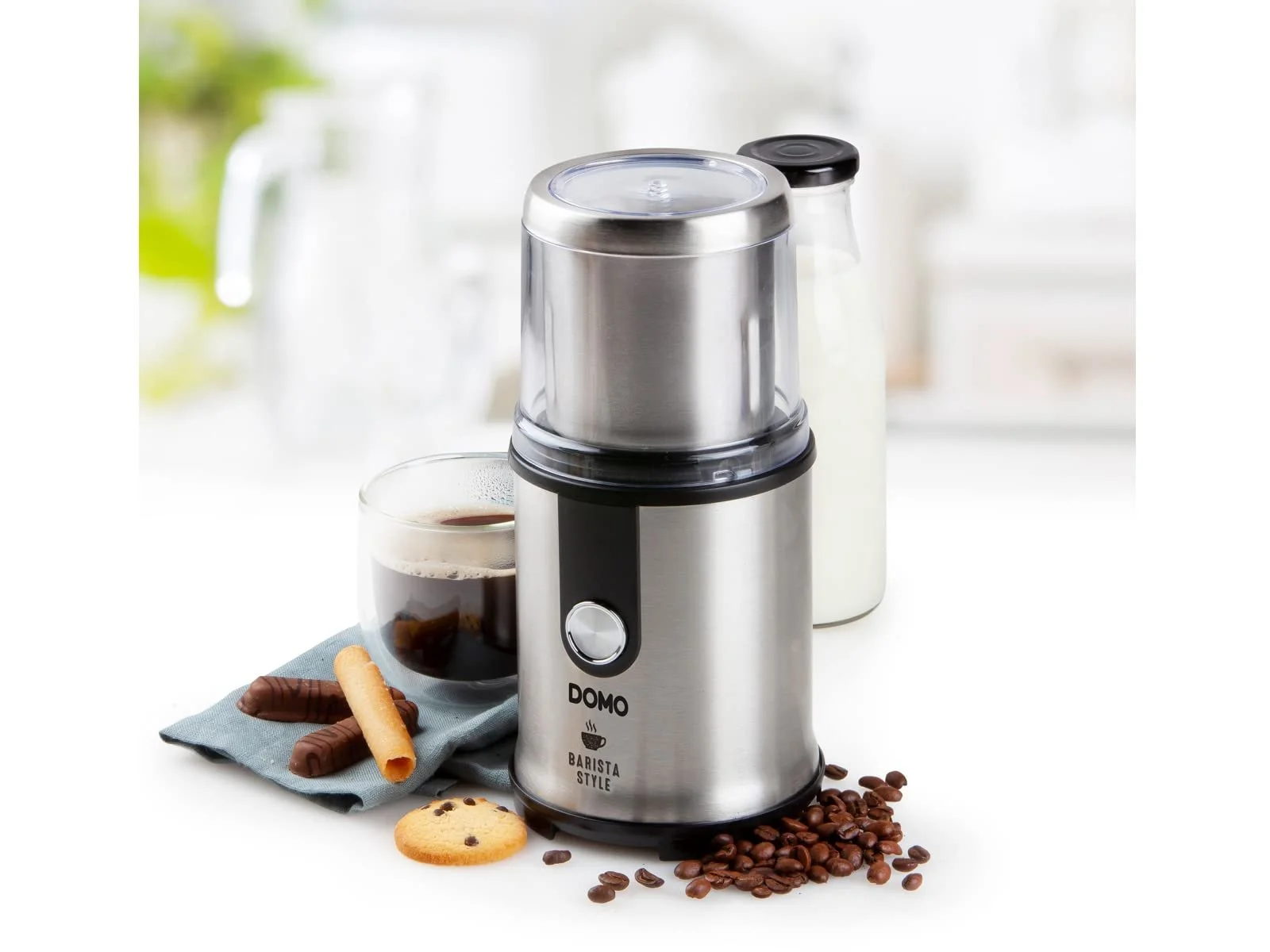 Кофемолка DOMO DO723K 110 г 300 Вт Нержавеющая сталь, фото №9