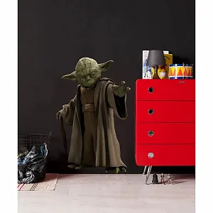 Наклейка декоративна Komar Star Wars Yoda Freestyle 14721h Нейтральна synthetic.ua - Фото 1