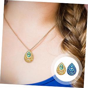 Стразы каплевидные 100 шт., Набор стеклянных камней для рукоделия, украшений, хрустальные камни, смола synthetic.ua - Фото 1