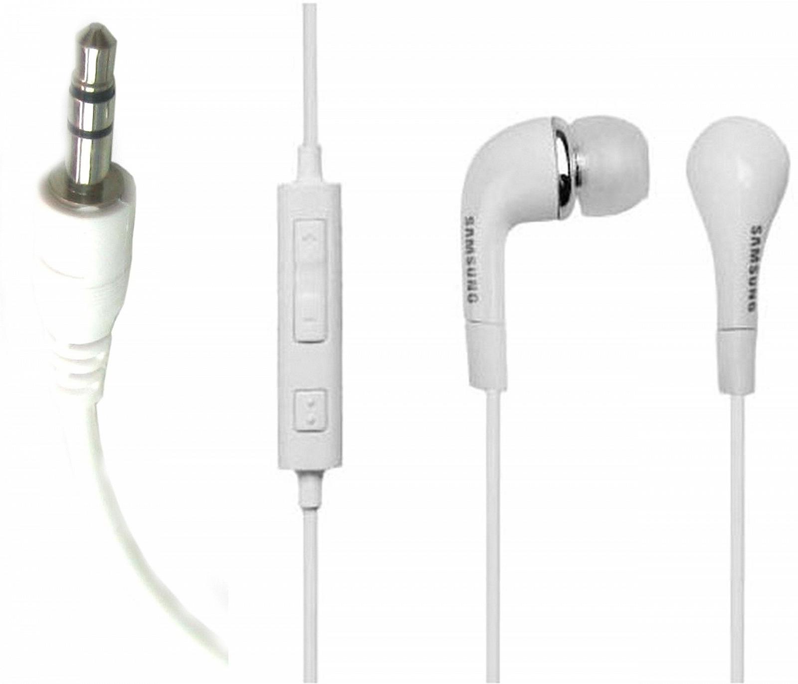Стереогарнітура Samsung EHS64 з регулятором гучності для Galaxy S3 I9300, Galaxy Note N7000 I9220 Weiss, фото №2
