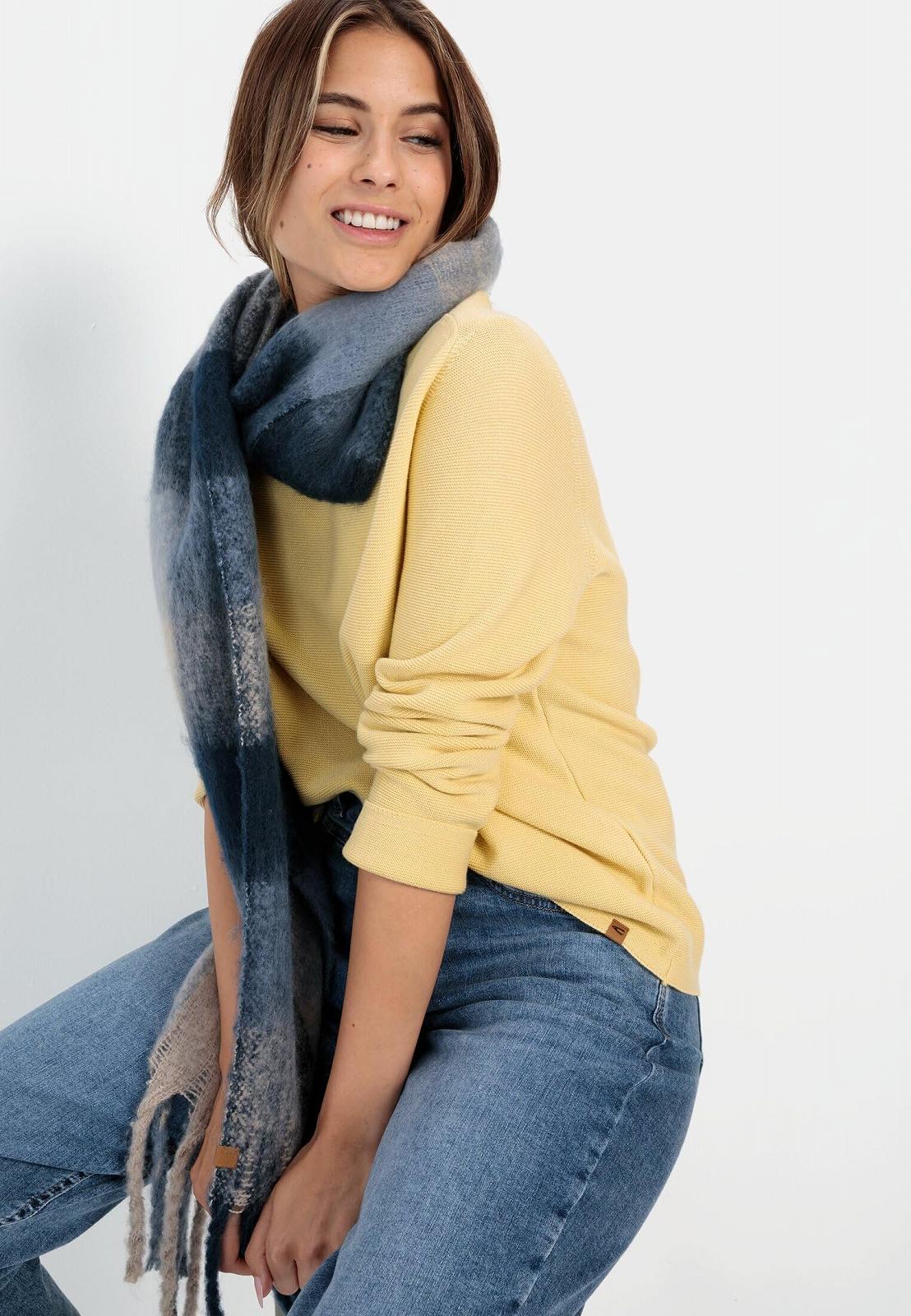 Женский свитшот camel active с круглым вырезом из чистого хлопка, фото №5