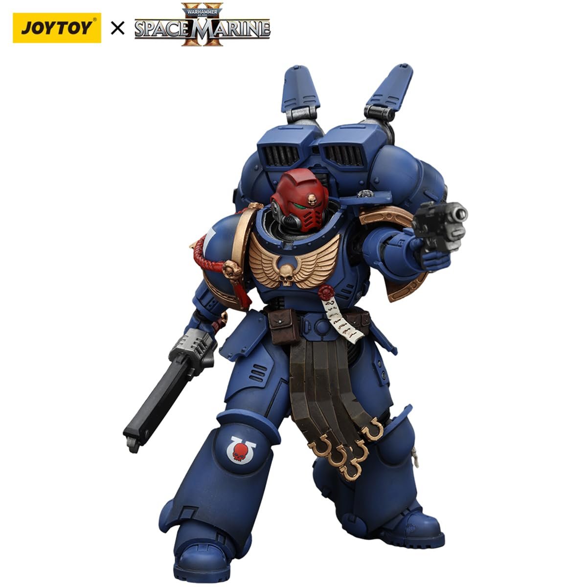 Фігурка Joytoy Warhammer 40K Space Marines 2 Ультрамарини Сержант Гадріель JT00065, Game Special Limited Edition, колекційна, масштаб 1/18, фото №2