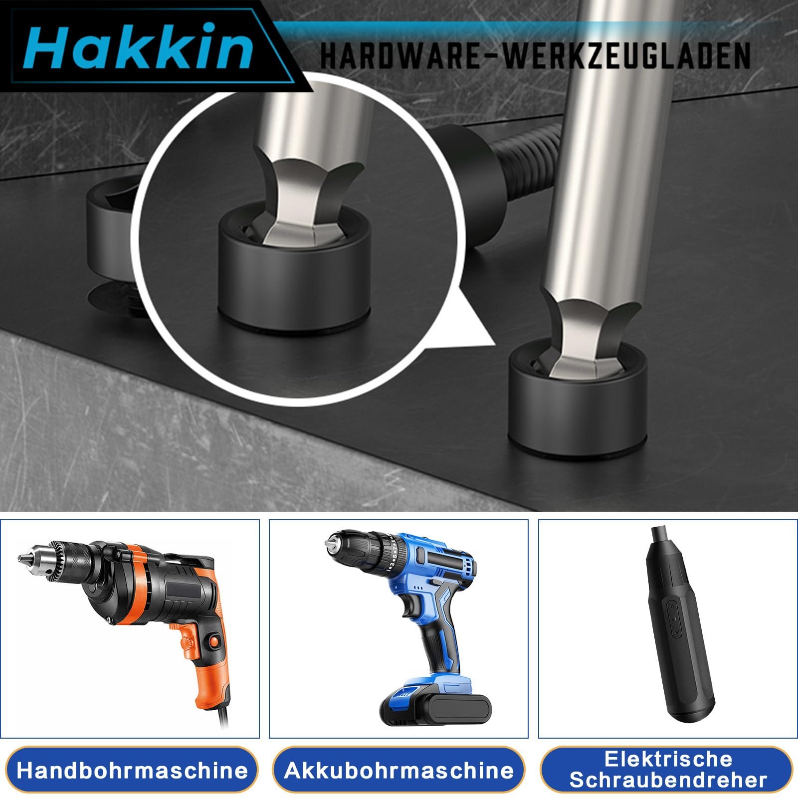 Набір Hakkin 9 штук 100 мм гвинтова викрутка 1/4 дюйма шестигранний хвостовик кульковий шестигранний біта S2 легована сталь 1.5/2/2.5/3/4/5/6/8/10 мм шестикутний магнітний набір біт електроінструменти, фото №5 Набір Hakkin 9 штук 100 мм гвинтова викрутка 1/4 дюйма шестигранний хвостовик кульковий шестигранний біта S2 легована сталь 1.5/2/2.5/3/4/5/6/8/10 мм шестикутний магнітний набір біт електроінструменти, фото №5