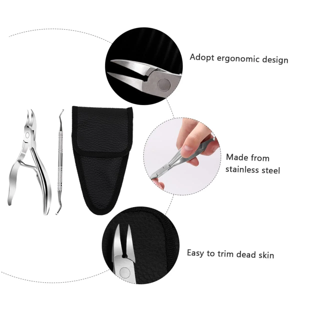 Набір для нігтів PACKOVE срібний, фото №4