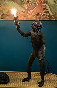 Настільна лампа Dmora Bojano 26 x 34 x 55 см Чорна - Фото 1