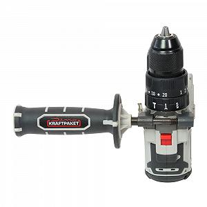 Ударная дрель Dino KRAFTPAKET 18V-75Nm Brushless Cordless Impact дрель, дрель, беспроводной шуруповёрт (-SOLO-) 13мм стальной быстрозажимной патрон 20+3 уровня 2-скорости, LED, бесщёточный двигатель synthetic.ua - Фото 1