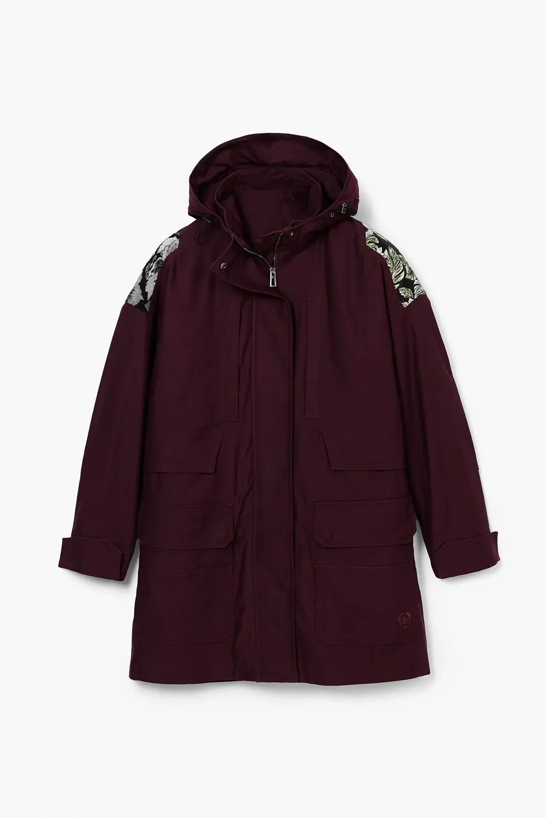 Жіноча парка Desigual ткана, фото №5