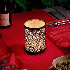 Настільна лампа Omniance Seraphine LED Акумуляторна Бездротова з пультом ДК Чорна 1 лампа 1 джерело світла - Фото 1