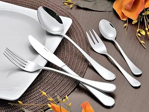 Купити Набір столових приборів CELINE, 30 предметів, срібний - Фото 1 Набір столових приборів CELINE, 30 предметів, срібний - Фото 1