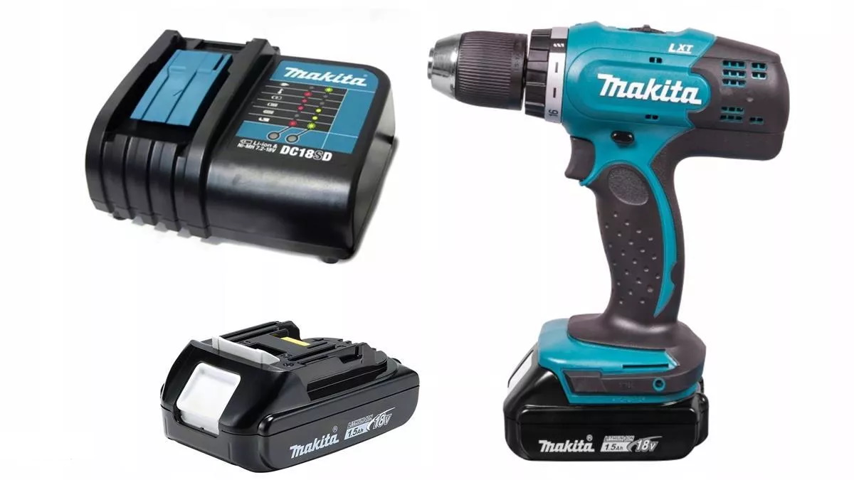 Шуруповерт аккумуляторный Makita DDF453SYX4, фото №1