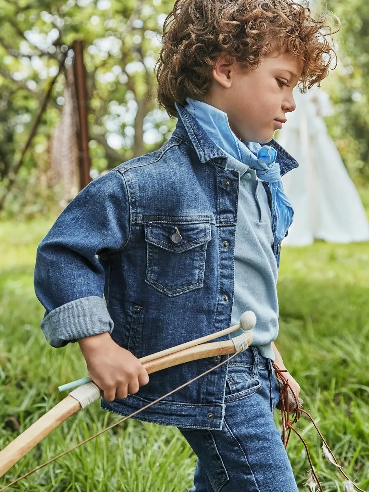 Джинсова куртка Trucker Mayoral для хлопчиків Mid, фото №5